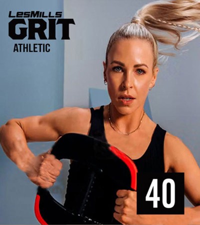 LES MILLS GRIT ATHLETIC 40 VIDEO+MUSIC+NOTES