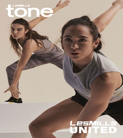 LES MILLS TONE UNITED VIDEO+MUSIC+NOTES