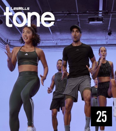 LES MILLS TONE 25 VIDEO+MUSIC+NOTES